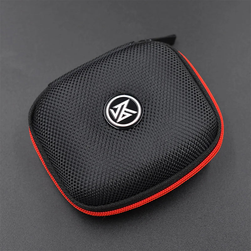 KZ Compressão Portátil Headset Case Caixa de fone de ouvido Bluetooth Headset Case EVA Zipper Bag com logotipo, Quadrado